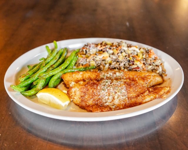Parmesan Walleye.