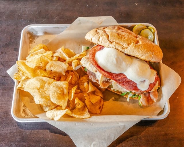 Hot Italian Sandwich.